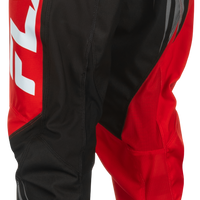 FLY RACING Youth F 16 Pants Ca/Ny Black/Red/White Sz 22