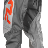 FLY RACING Youth F 16 Pants Ca/Ny Grey/Orange Sz 18