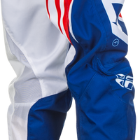FLY RACING Youth F 16 Pants Ca/Ny Red/White/Blue Sz 18
