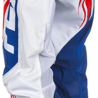 FLY RACING Youth F 16 Pants Ca/Ny Red/White/Blue Sz 26