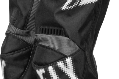 Fly Racing Youth F-16 Pants Grey/red Sz 26 - Black/White / US 22