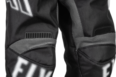 Fly Racing Youth F-16 Pants Grey/red Sz 26 - Black/White / US 22