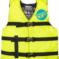 Fly Racing Youth Flotation Vest Grey/black - Neon Pink/Teal / Watercraft Collection