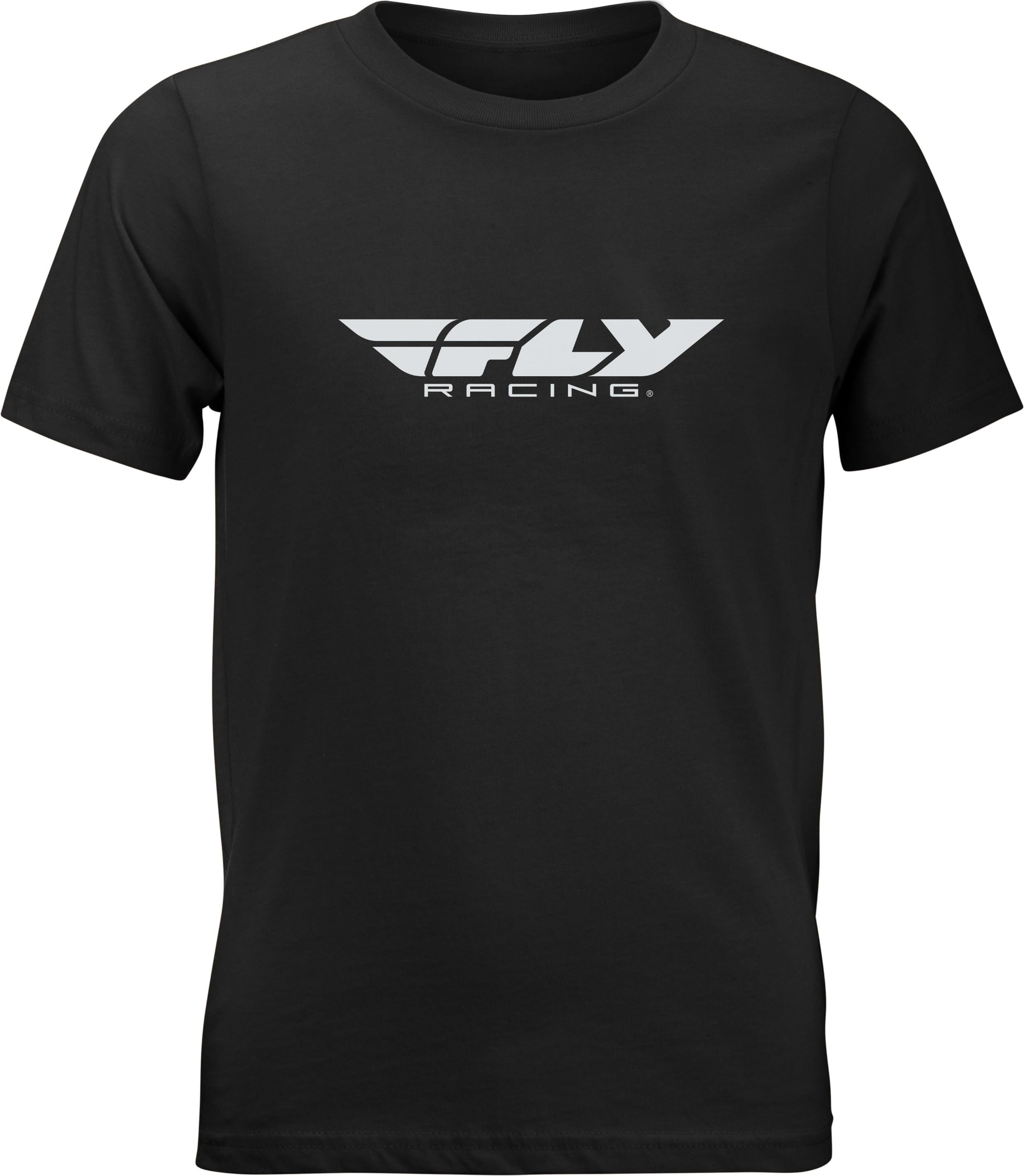 Fly Racing Youth Corporate Tee Orange Ys - Black / Large - Gear