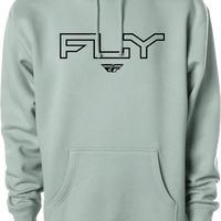 Fly Racing Youth Edge Hoodie Storm Blue Yl/yx - Cement / Small - Medium - Gear