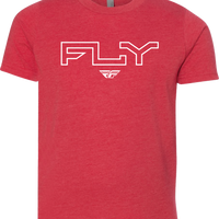 Fly Racing Youth Edge Tee Military Green Ys - Black / Large - Gear