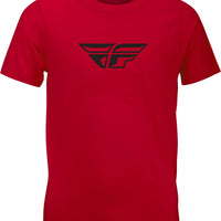 Fly Racing Youth F-wing Tee Red Ys - Turquoise / Large - Gear