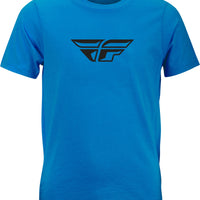 Fly Racing Youth F-wing Tee Red Ys - Turquoise / Large - Gear