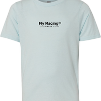 Fly Racing Youth Lost Tee Ice Blue Ys - Black / Large - Gear
