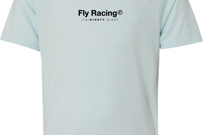 Fly Racing Youth Lost Tee Ice Blue Ys - Gear