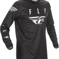 Fly Racing Youth Universal Jersey White/black Yx - Black/White / X-Large - Gear