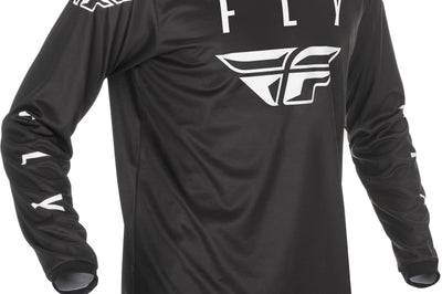 Fly Racing Youth Universal Jersey White/black Yx - Black/White / X-Large - Gear