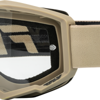 Fly Racing Youth Focus Se Kryptek Goggle Moss Grey/black W/ Clear Lens - Black/Hi-Vis Yellow - Bicycle Collection