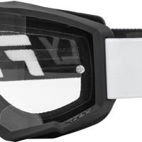 Fly Racing Youth Focus Se Kryptek Goggle Moss Grey/black W/ Clear Lens - Black/Hi-Vis Yellow - Bicycle Collection