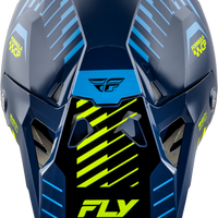 FLY RACING Youth Formula Cp Slice Helmet Navy/Hi Vis/White Yl