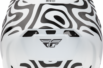 Fly Racing Youth Formula S Carbon Abyss Helmet White/black Yl
