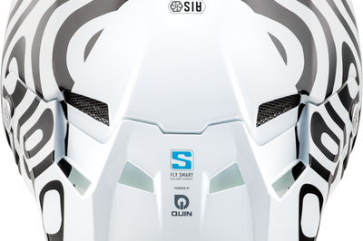 Fly Racing Youth Formula S Carbon Abyss Helmet White/black Yl