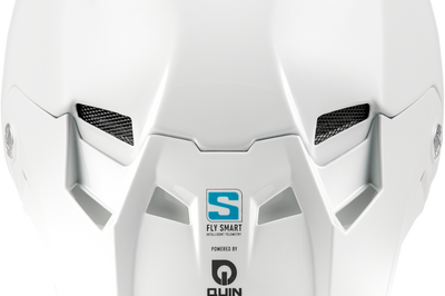 FLY RACING Youth Formula S Carbon Solid Helmet White Yl - Helmets