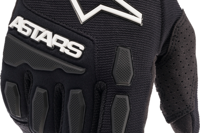 Alpinestars Youth & Kids Full Bore Gloves Blue/black Yxs - Black/White / 2X-Small - Apparel Collection