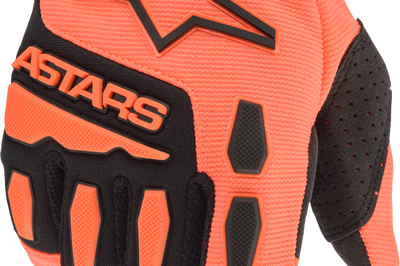 Alpinestars Youth & Kids Full Bore Gloves Blue/black Yxs - Orange/Black / 2X-Small - Apparel Collection