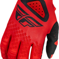 Fly Racing Youth Kinetic Center Gloves Red/black Ys - Black/Gold / Medium