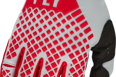Fly Racing Youth Kinetic Gloves Red/grey Ys - Red/Grey / Medium - Apparel Collection