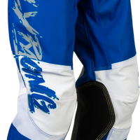 Fly Racing Youth Kinetic Khaos Pants White/navy/orange Sz 26 - Light Grey/Blue/White / US 22 - Apparel Collection