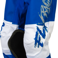 Fly Racing Youth Kinetic Khaos Pants White/navy/orange Sz 26 - Light Grey/Blue/White / US 22 - Apparel Collection