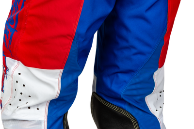 Fly Racing Youth Kinetic Mesh Khaos Pants Red/white/blue Sz 26 - Red/White/Blue / US 22 - Apparel Collection