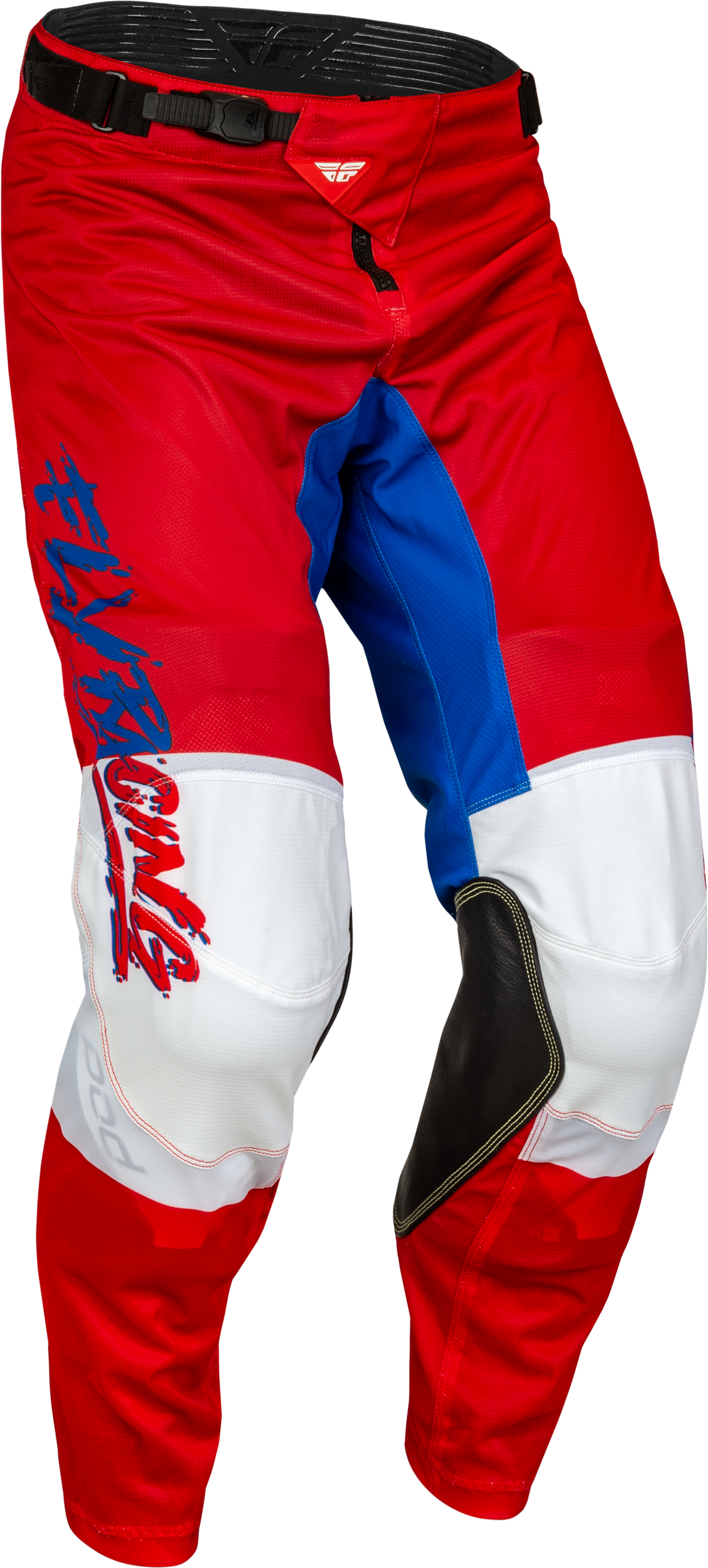 Fly Racing Youth Kinetic Mesh Khaos Pants Red/white/blue Sz 26 - Red/White/Blue / US 22 - Apparel Collection