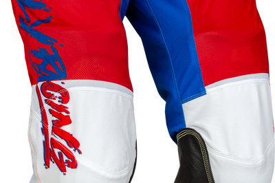 Fly Racing Youth Kinetic Mesh Khaos Pants Red/white/blue Sz 26 - Red/White/Blue / US 22 - Apparel Collection