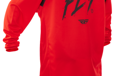 Fly Racing Youth Kinetic Stoke Jersey Red/black Yxl