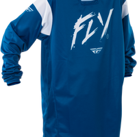 Fly Racing Youth Kinetic Stoke Jersey Red/black Yxl - Black/White / Large
