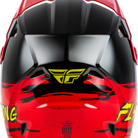 FLY RACING Youth Kinetic Surge Helmet Black/Red/Yellow Ym