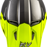 FLY RACING Youth Kinetic Surge Helmet Grey/Hi Vis Ys