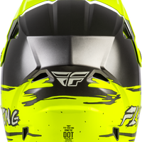 FLY RACING Youth Kinetic Surge Helmet Grey/Hi Vis Ys