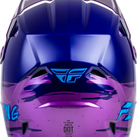 FLY RACING Youth Kinetic Surge Helmet Pink/Purple/Teal Ym