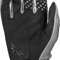 Fly Racing Youth Kinetic Sym Gloves Ultramarine/dark Blue Ys - Light Grey/Red/Black / Large
