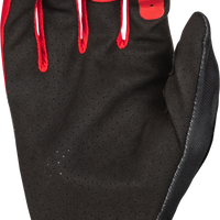 FLY RACING Youth Lite Gloves Black/Red Yl