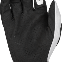 FLY RACING Youth Lite Gloves White/Black Yl