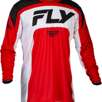Fly Racing Youth Lite Jersey Red/white/navy Yxl - Black/White/Denim Grey / Medium - Apparel Collection