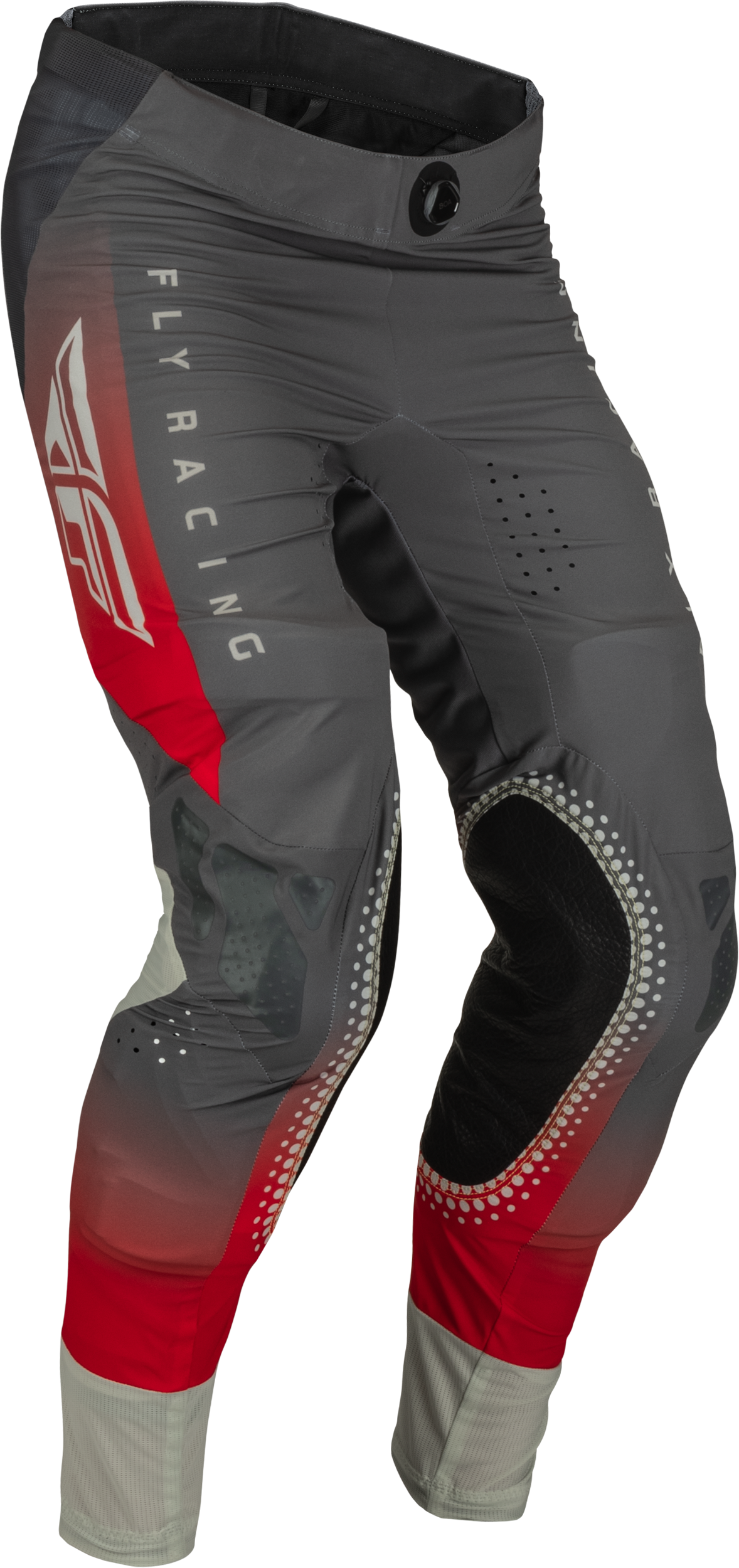 Fly Racing Youth Lite Pants Red/grey Sz 26 - Red/Grey