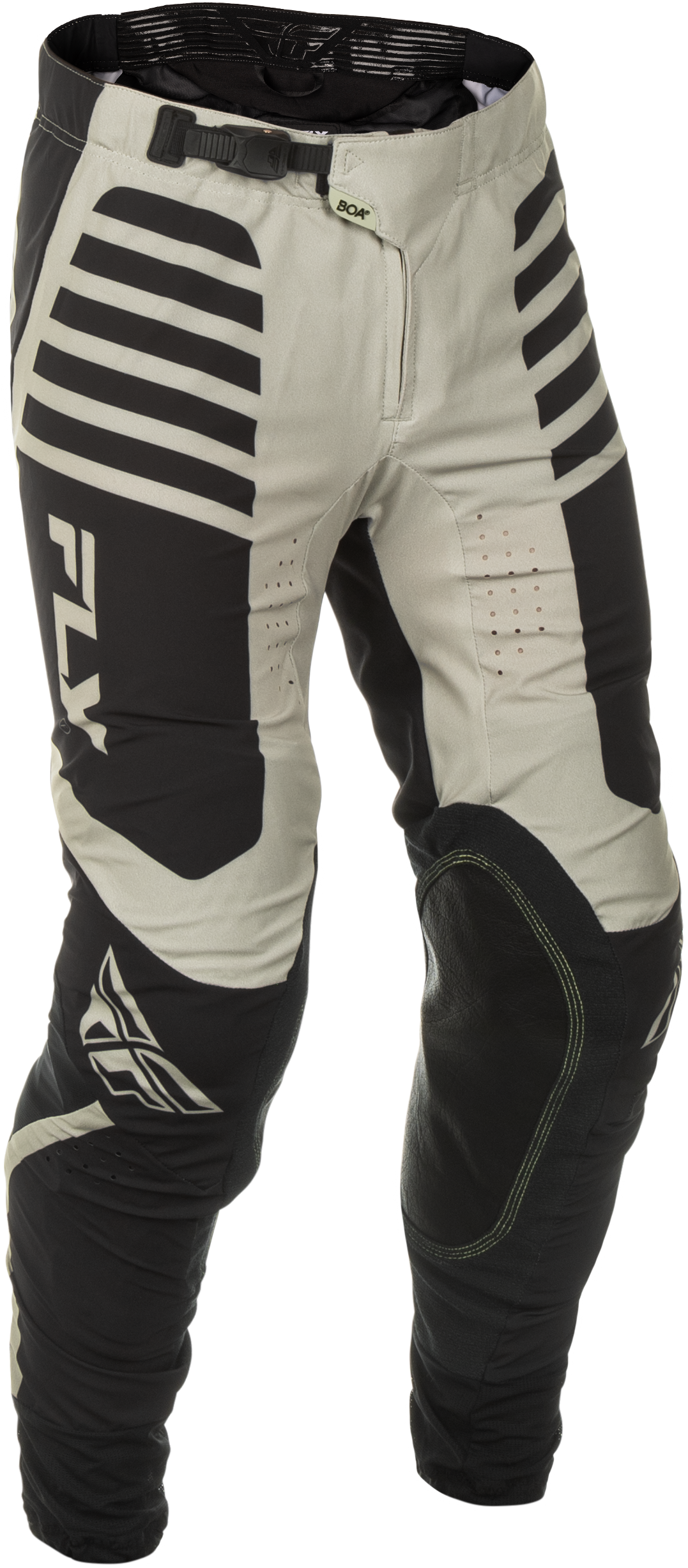 Fly Racing Youth Lite Pants White/black/mustard Sz 26 - Black/Grey