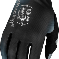 Fly Racing Youth Lite Se Legacy Gloves Light Grey/black Ys - Grey/Black / Large - Watercraft Collection