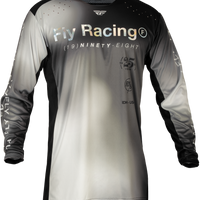 Fly Racing Youth Lite Se Legacy Jersey Light Grey/black Yxl - Grey/Black / Large - Apparel Collection