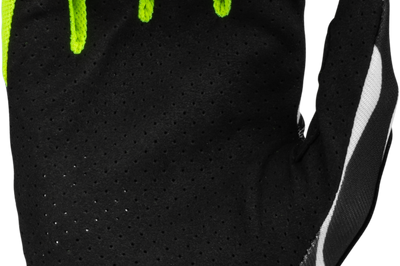 Fly Racing Youth Lite Uncaged Gloves Black/white/neon Green Ys - Watercraft Collection