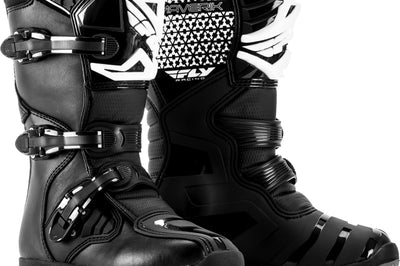 Fly Racing Youth Maverik Boots Pink/black Sz 06 - Black / US 01 - Gear