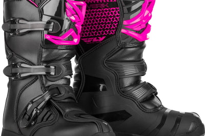 Fly Racing Youth Maverik Boots Pink/black Sz 06 - Gear