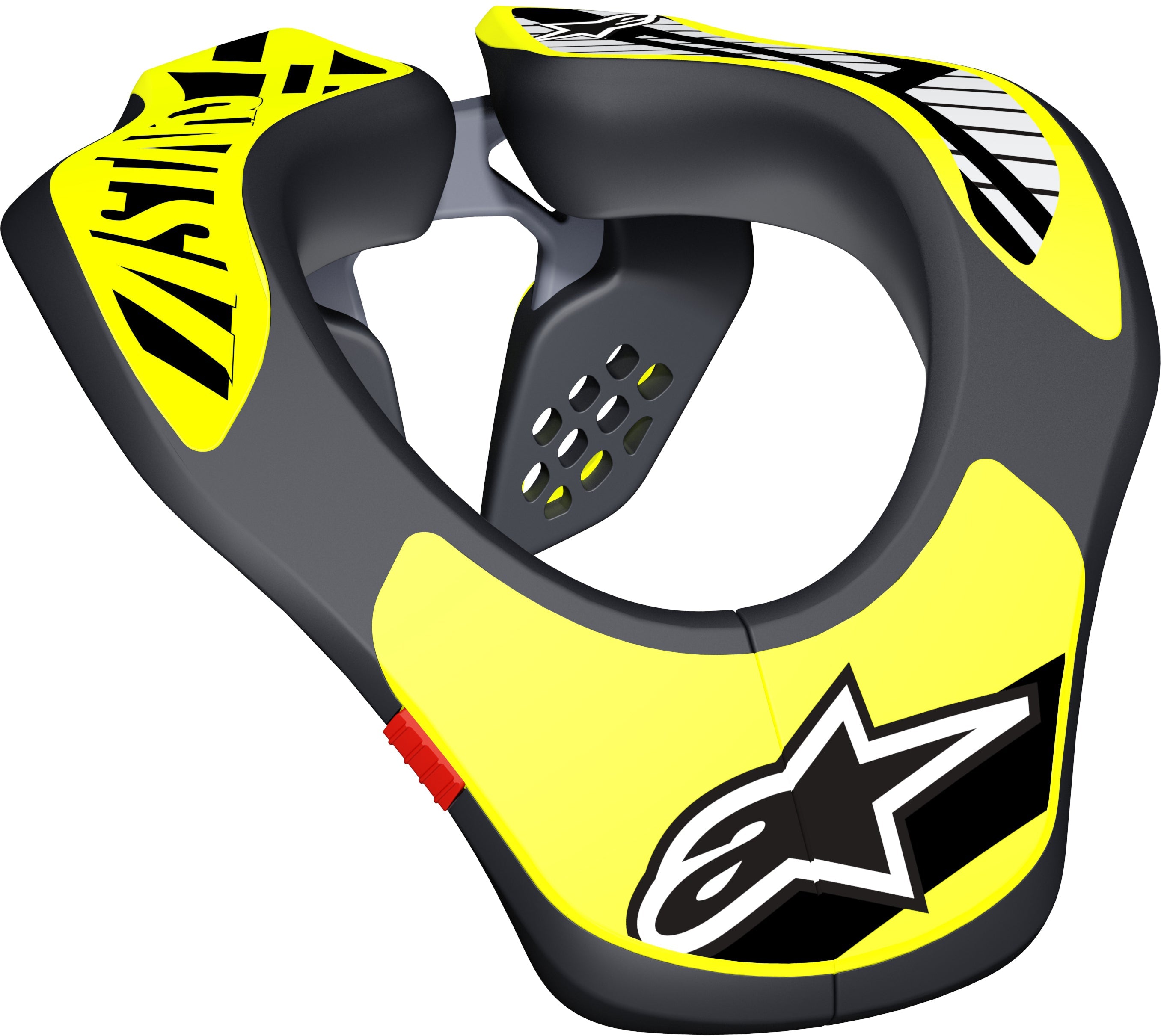 Alpinestars Youth Neck Support Black/orange - Black/Yellow - Bicycle Collection