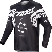 Alpinestars Youth Racer Hana Jersey White/multicolor Xl - Black/White / Large - Apparel Collection